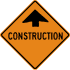 Photo of temporary condition sign