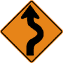 Photo of temporary condition sign