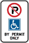 Photo of regulatory sign