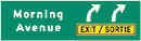 Photo of information/direction sign