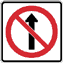 Photo of regulatory sign