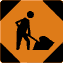 Photo of temporary condition sign