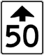 Photo of regulatory sign